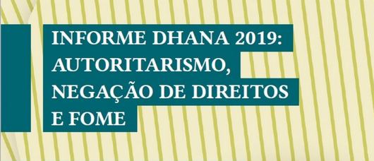 Lançamento do Informe DHANA 2019 será Hoje (20) na UFPB